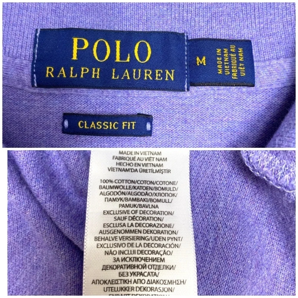 POLO Ralph Lauren Classic Fit Polo Shirt In Purple Size M